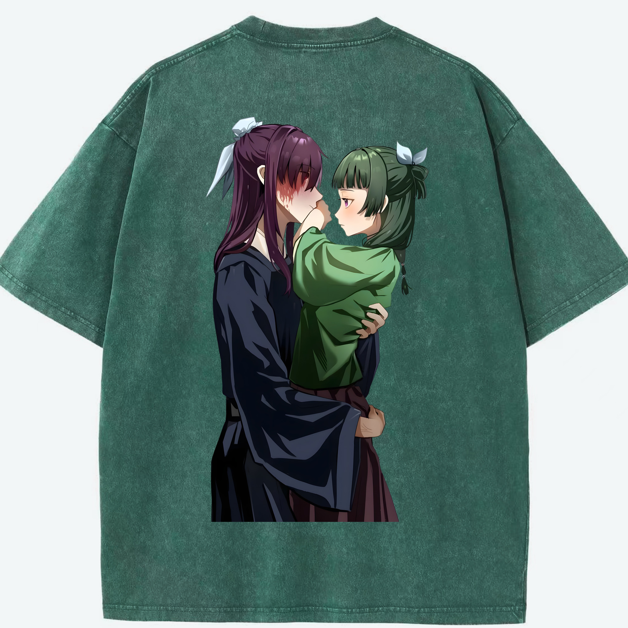 （画像用） 薬屋のひとりごと The Apothecary Diaries 綿100% ヴィンテージ風 半袖Tシャツ（背面プリント）